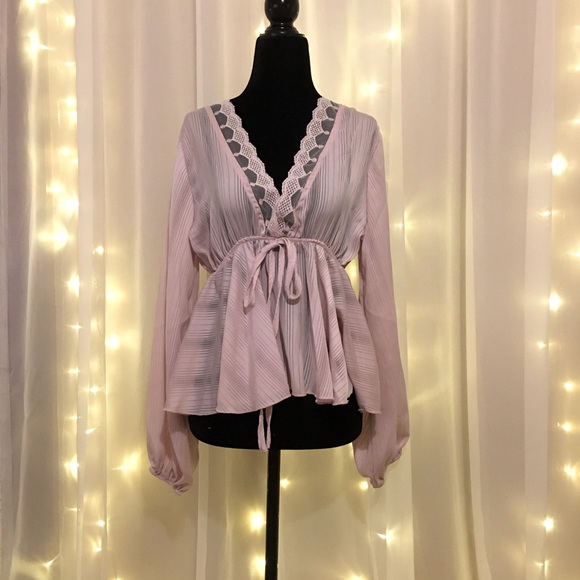 Pink Detailed Blouse - Picture 7 of 12
